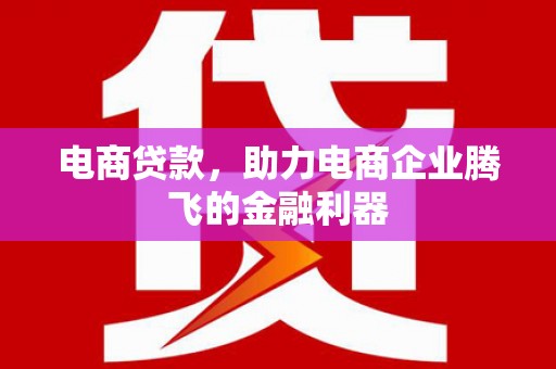 博乐电商贷款，助力电商企业腾飞的金融利器