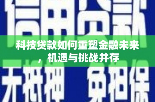 博乐科技贷款如何重塑金融未来，机遇与挑战并存