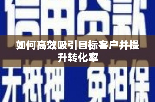 博乐如何高效吸引目标客户并提升转化率