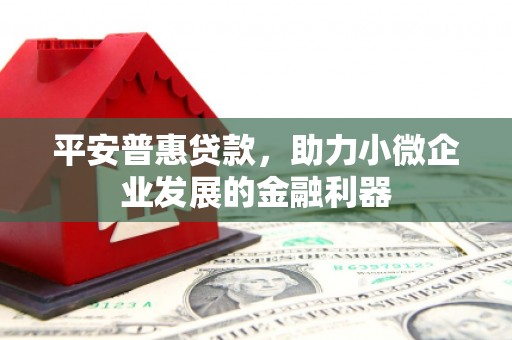 博乐平安普惠贷款，助力小微企业发展的金融利器