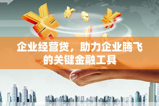 博乐企业经营贷，助力企业腾飞的关键金融工具