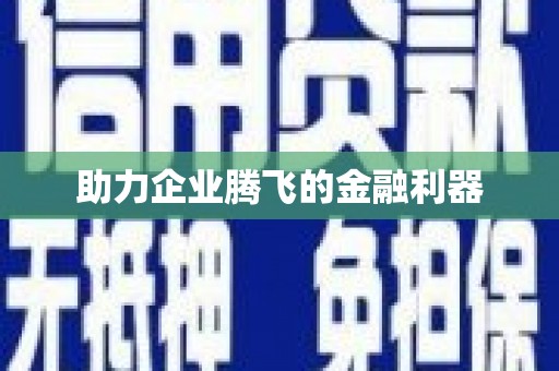 博乐助力企业腾飞的金融利器