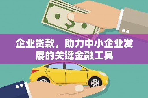 博乐企业贷款，助力中小企业发展的关键金融工具