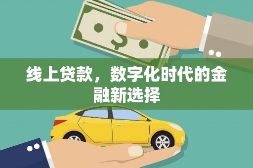 博乐线上贷款，数字化时代的金融新选择