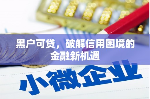 博乐黑户可贷，破解信用困境的金融新机遇